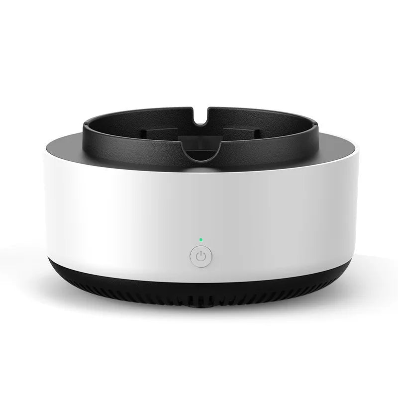 Electronic Ashtray with Air Purifier – Ionic Smoke Filter, One-Button & Portable ABS Design