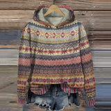 Gaby Ethnic Retro Hoodie - Stylish Vintage-Inspired Sweatshirt for Unique Fashion Lovers