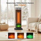 Space Heater Portable Electric Warm Air Blower Remote Control