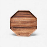 Optimized Product Title: "Achteckiges Holz-Servierbrett mit Dekorativem Muster – Hochwertiges Schneidebrett für Küche und Tischdekoration" 

This title includes relevant keywords while maintaining clarity and appeal for potential buyers.
