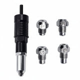 Rivet Gun Drill Adapter Kit Interchangeable Nozzles