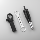 Rivet Gun Drill Adapter Kit Interchangeable Nozzles