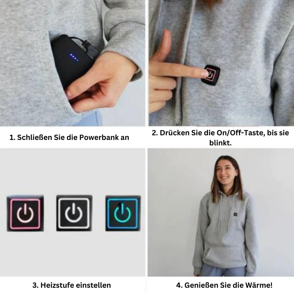 ThermaHoodie – Heated Unisex Hoodie