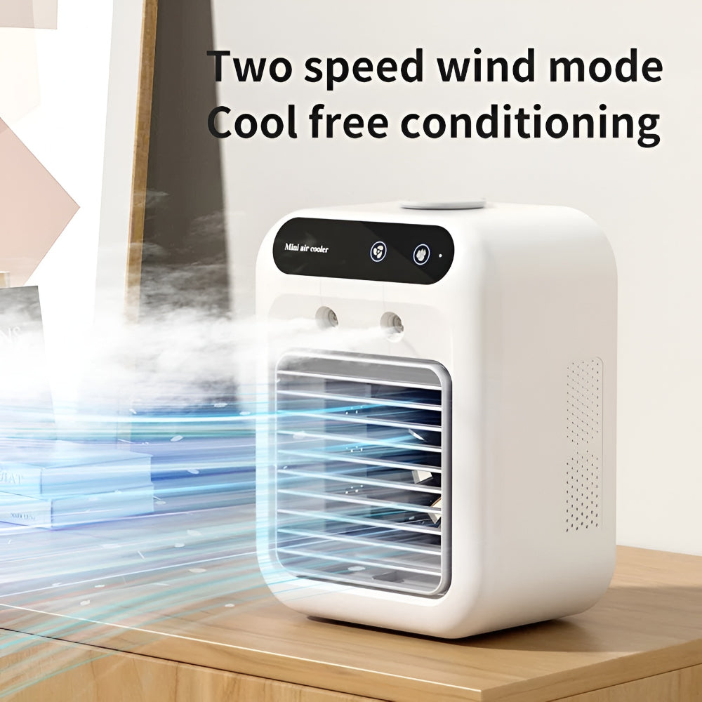 Portable Air Conditioner – Desktop Cooling Fan, Humidifier & Personal Use