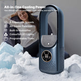 BowLift | Bladeless Portable Fan | Ultra-Quiet, Ergonomic Design & Ideal for Home and Office Use