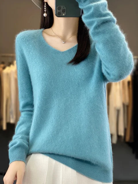 **ELENA™ Weicher Strickpullover für Damen – Bequemer, Eleganter Pullover aus Hochwertigem Material** 

This enhanced title includes keywords that potential customers might search for, such as "Damen" (women), "bequemer" (comfortable), "eleganter" (elegant