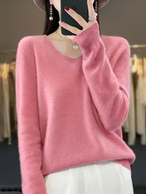 **ELENA™ Weicher Strickpullover für Damen – Bequemer, Eleganter Pullover aus Hochwertigem Material** 

This enhanced title includes keywords that potential customers might search for, such as "Damen" (women), "bequemer" (comfortable), "eleganter" (elegant