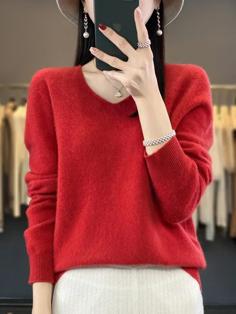 **ELENA™ Weicher Strickpullover für Damen – Bequemer, Eleganter Pullover aus Hochwertigem Material** 

This enhanced title includes keywords that potential customers might search for, such as "Damen" (women), "bequemer" (comfortable), "eleganter" (elegant