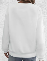 Oversized Women's Sweater with Crew Neck - Autumn Magic Luna