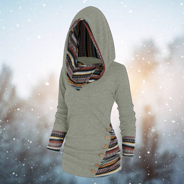 Enhanced Product Title: Franzi™ Tribal Pattern Hoodie - Stylish & Comfortable Sweatshirt for Everyday Wear

This title includes relevant keywords while maintaining clarity and appeal for potential customers.