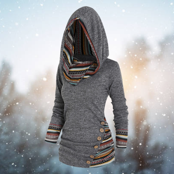 Enhanced Product Title: Franzi™ Tribal Pattern Hoodie - Stylish & Comfortable Sweatshirt for Everyday Wear

This title includes relevant keywords while maintaining clarity and appeal for potential customers.