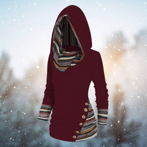 Enhanced Product Title: Franzi™ Tribal Pattern Hoodie - Stylish & Comfortable Sweatshirt for Everyday Wear

This title includes relevant keywords while maintaining clarity and appeal for potential customers.