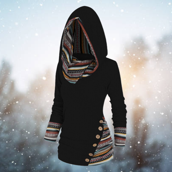 Enhanced Product Title: Franzi™ Tribal Pattern Hoodie - Stylish & Comfortable Sweatshirt for Everyday Wear

This title includes relevant keywords while maintaining clarity and appeal for potential customers.