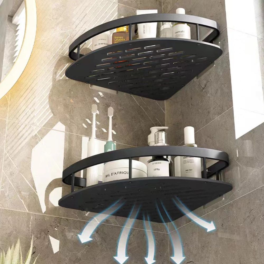 Optimized Product Title: "Eck-Duschregal aus Aluminium – Bohrloses Wandregal für Bad & Dusche, Platzsparend & Rostfrei" 

This title includes relevant keywords while highlighting key features to attract potential buyers.