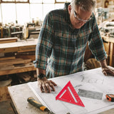 Optimized Product Title: "Präziser Aluminium Dreieck-Winkelmesser – Ideal für Schnelles Messen & Bauprojekte" 

This title includes relevant keywords while emphasizing the product's precision and suitability for various applications, making it more appeal