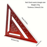 Optimized Product Title: "Präziser Aluminium Dreieck-Winkelmesser – Ideal für Schnelles Messen & Bauprojekte" 

This title includes relevant keywords while emphasizing the product's precision and suitability for various applications, making it more appeal