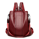 BowLift | Theft-Proof Leather Backpack for Women in Vintage Style