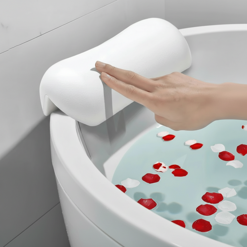 Here’s an enhanced and optimized product title for Google Shopping:

"Premium Badewannenkissen mit Saugnapf – Ergonomische Kopf- und Nackenstütze für Entspannung in der Badewanne"

This title includes keywords that potential customers might search for, em