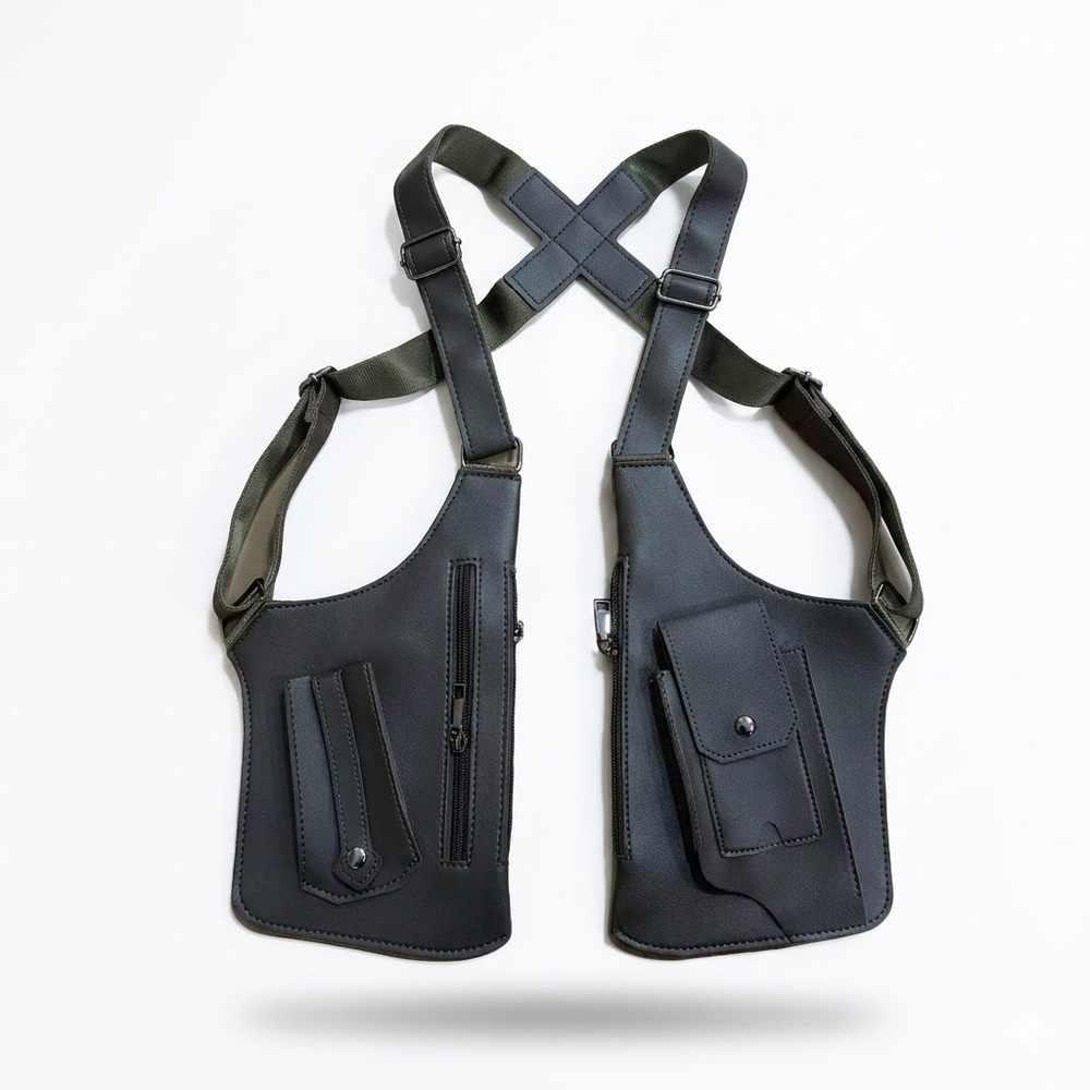 Herren Schultertasche Crossbody mit verstellbarem Riemen