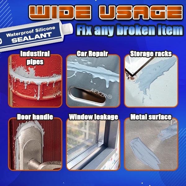 Waterproof Silicone Sealant 300ml – 950 KPA Bond, Flexible & Weather-Resistant