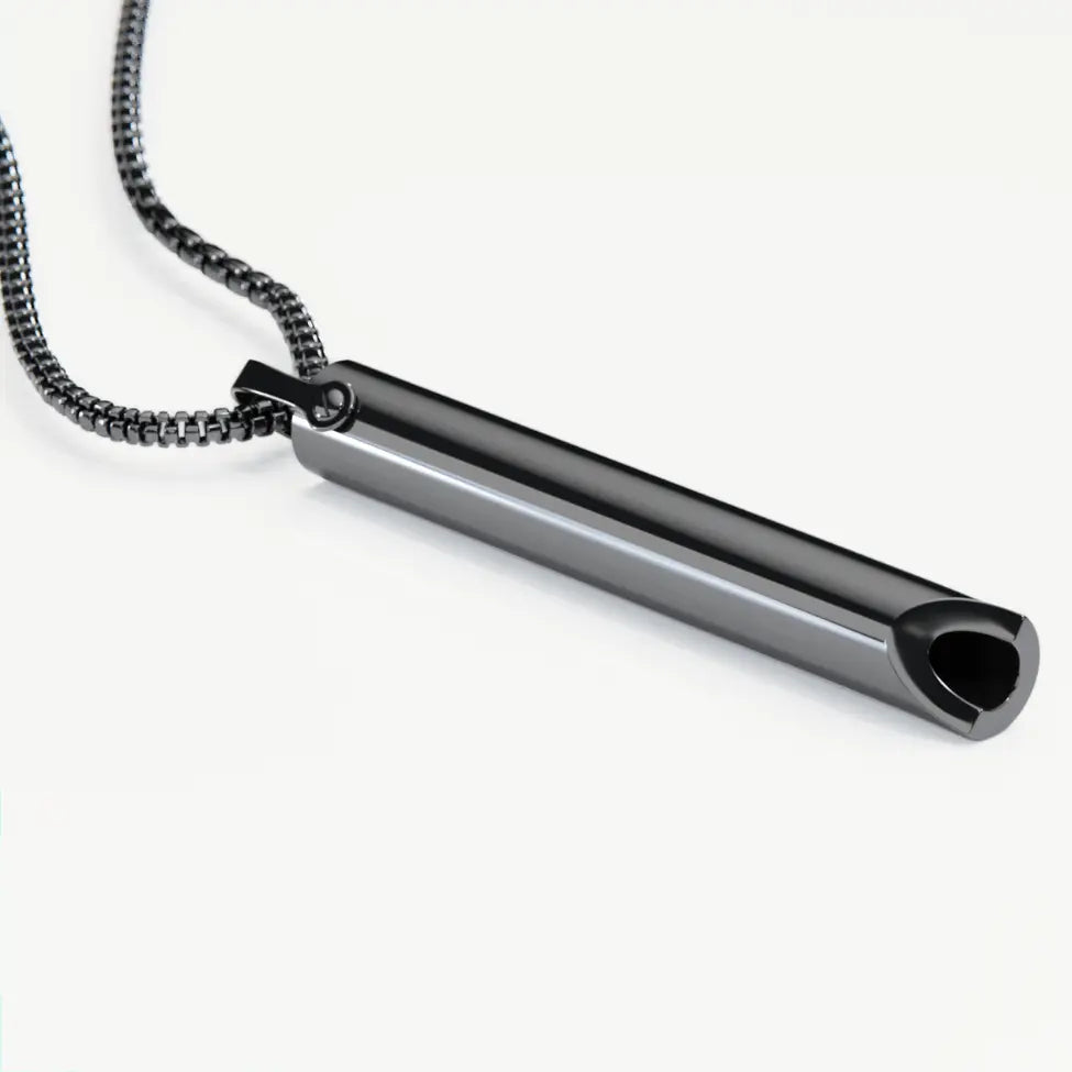 BowLift | Breathing chain made of stainless steel – For quitting smoking & stress relief