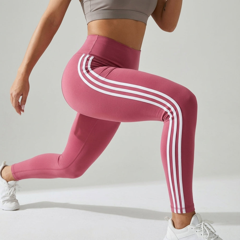Raquel – Breathable Fitness Pants, Year-Round – Pink