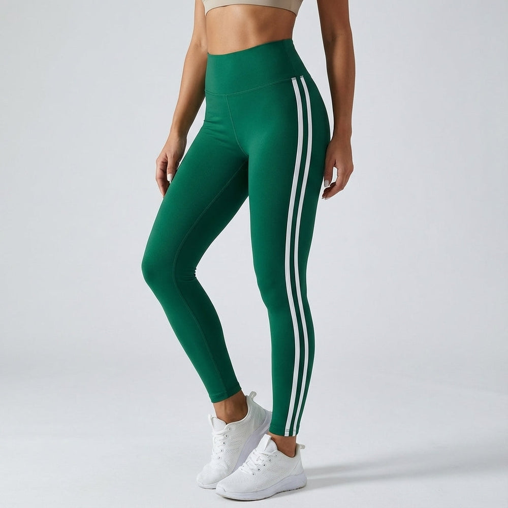 Raquel – Breathable Fitness Pants, Year-Round – Green