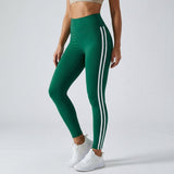 Raquel – Breathable Fitness Pants, Year-Round – Green