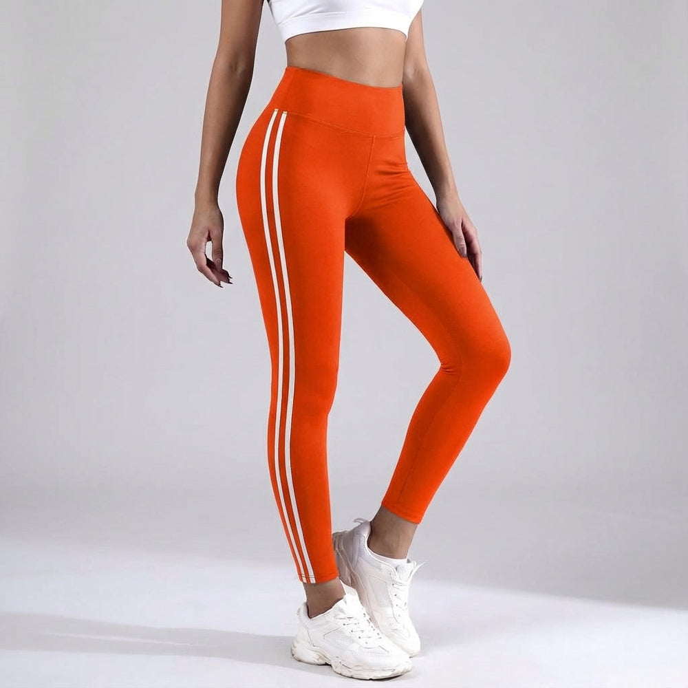 Raquel – Breathable Fitness Pants, Year-Round – Orange