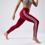 Raquel – Breathable Fitness Pants, Year-Round – Red