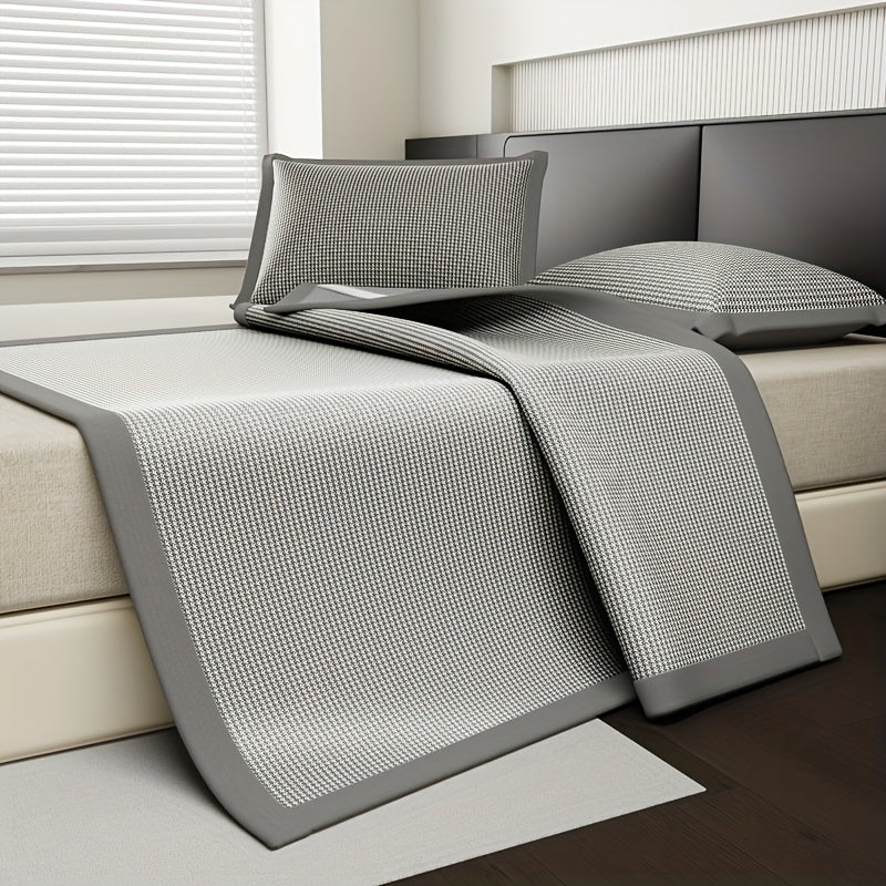 Cooling Mattress Protector Set – Ice Silk Fiber, Breathable & Machine Washable