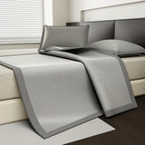 Cooling Mattress Protector Set – Ice Silk Fiber, Breathable & Machine Washable