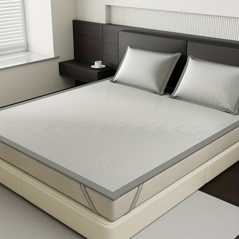 Cooling Mattress Protector Set – Ice Silk Fiber, Breathable & Machine Washable