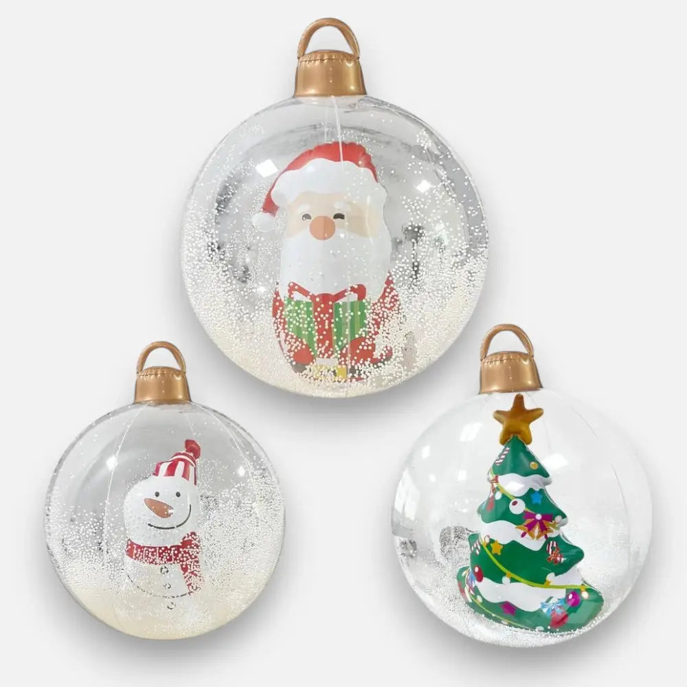 Optimized Product Title: **Leuchtende Aufblasbare Weihnachtskugel mit Fernbedienung – Perfekte Weihnachtsdekoration für drinnen und draußen**