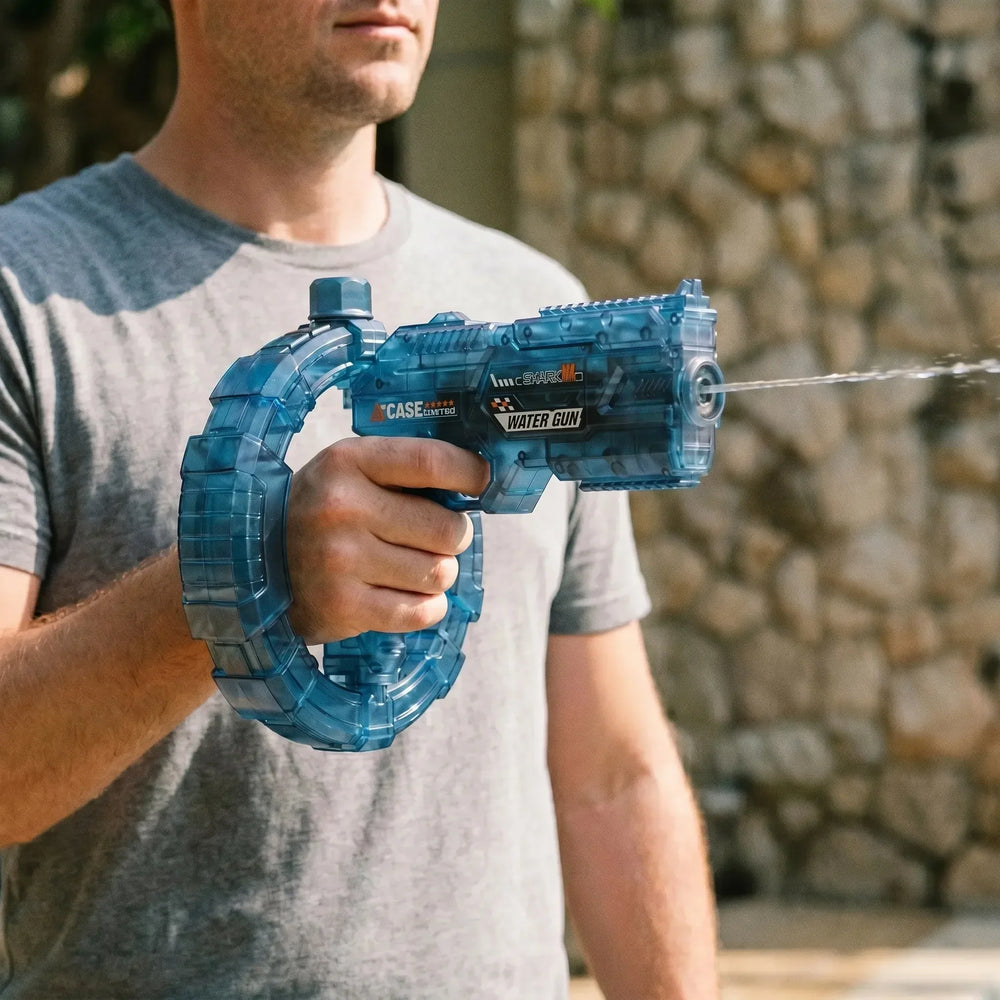 Electric Water Blaster – Automatic Motor, Ring Tank & Rechargeable Battery