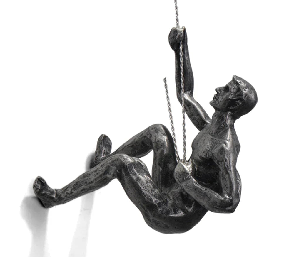 PeakFigures – Mountain Climber Wall Sculpture