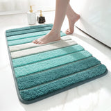 Bath Mat Non Slip Microfiber Absorbent Bathroom Floor Rug