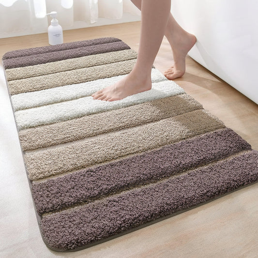 Bathroom Floor Mat – Non-Slip, Microfiber & Absorbent Design