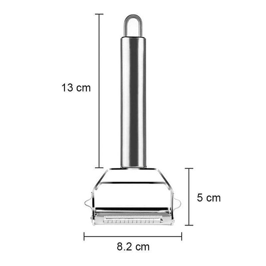 Stainless Steel Vegetable Peeler – Julienne Blade, Ergonomic Handle & Dishwasher Safe