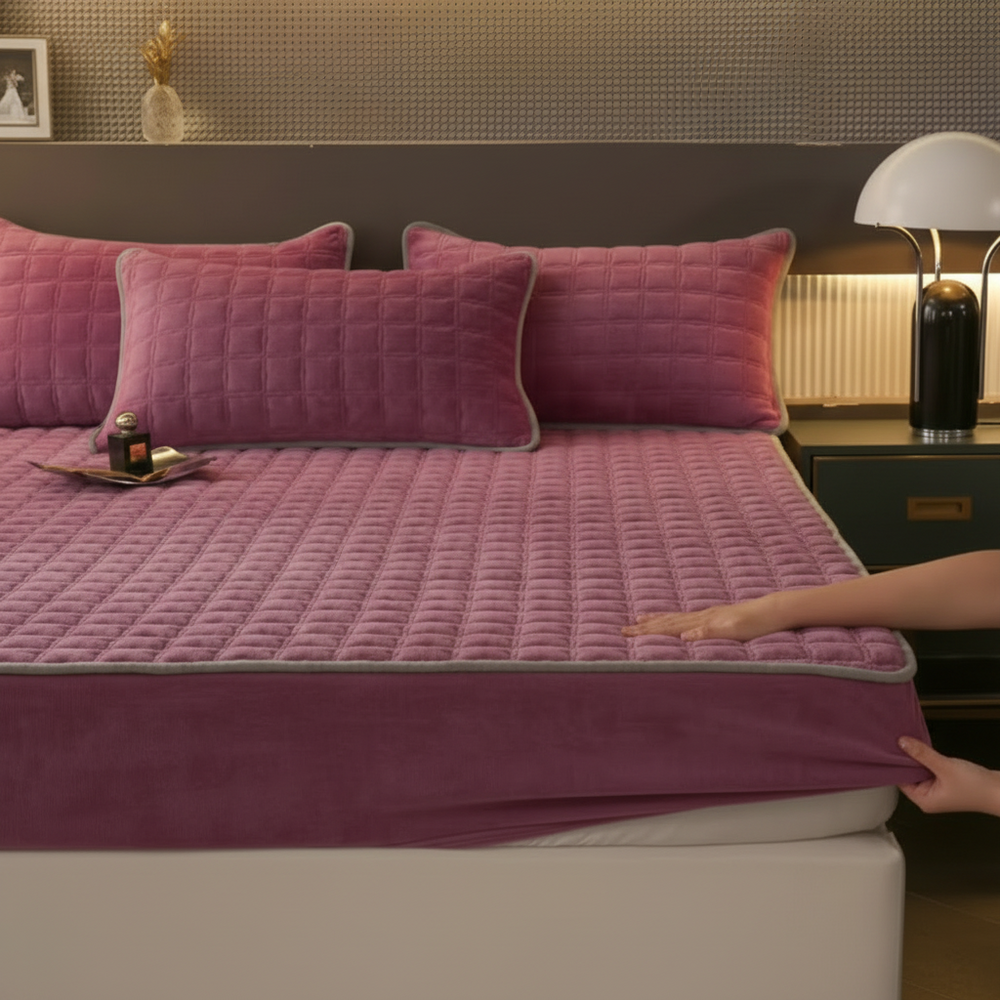 Bed Sheets Fitted Sheet Soft Breathable Mattress Cover