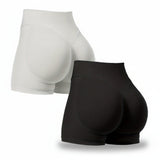 Biker Shorts Seamless Workout Scrunch Butt Lifting Gym Shorts