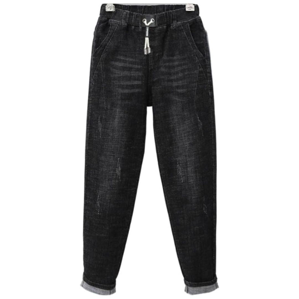 Plus Size High-Waisted Stretch Baggy Jeans for Ultimate Comfort and Style