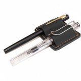 Pen Holder Leather Journal Clip Hand Stitched Full Grain Accessory