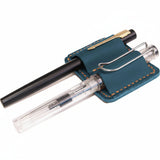 Pen Holder Leather Journal Clip Hand Stitched Full Grain Accessory