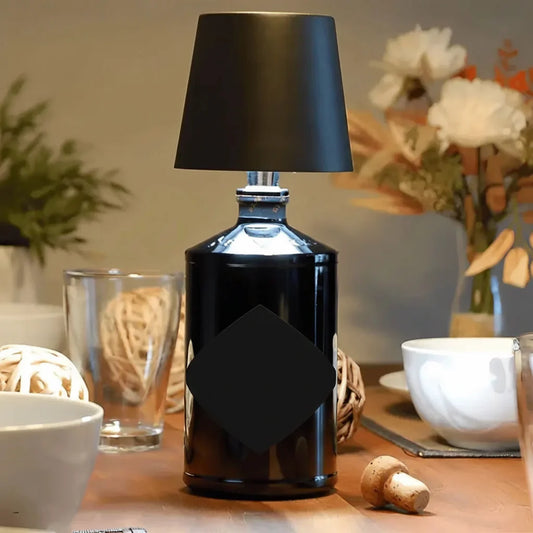 Bottle Table Lamp – LED, Rechargeable & Decorative Mood Lighting