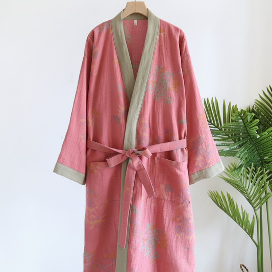 Waffle Bathrobe – Lightweight, Quick-Dry & Retro Style