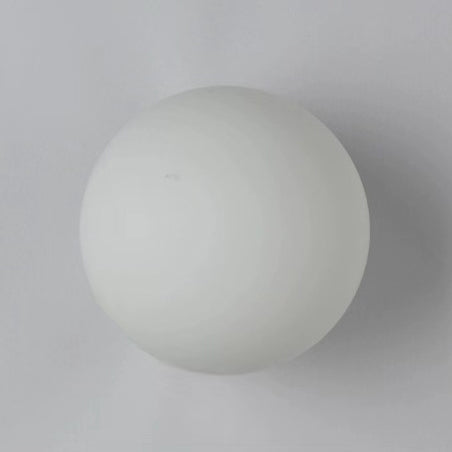 Round Glass Wall Light – G9 LED, Frosted Milk White, 249–2000 Lumen