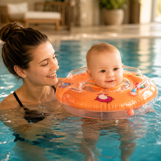 Baby Neck Float – Infant, Adjustable & Bath Support Ring