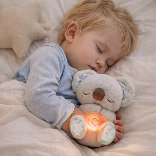 Baby Sleep Toy – Breathing Light, Plush Bear Design & Cozy Comfort