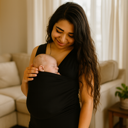 Baby Carrier Wrap – Stretch Fabric, Newborn Support & Hands-Free Design